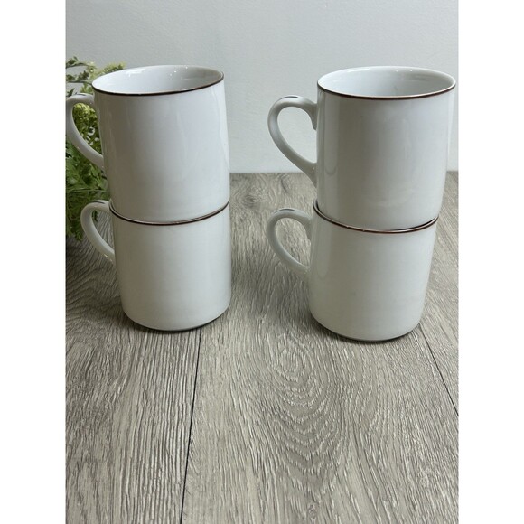 Set Of 4 Mugs Cups Ducks Waterfowl JKW Bavaria West Germany Cottage Cabin - Picture 5 of 12